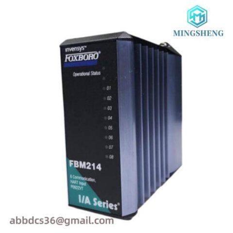 FOXBORO FBM214 P0914XQ: Advanced 8-Channel Communication Hart Input Module
