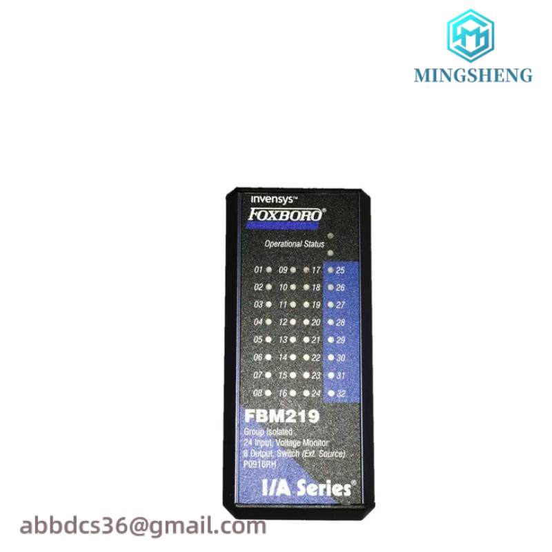 foxboro_fbm219_i_o_interface_module.jpg Foxboro I/A Series FBM219 Input Voltage Monitor Module