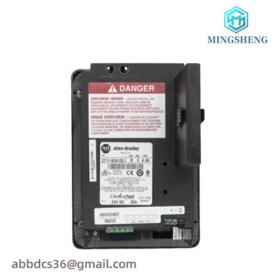 2711-k3a10l1_1.jpg Allen-Bradley 2711-K3A10L1 HMI Panel Mount Display, High Performance Industrial Control