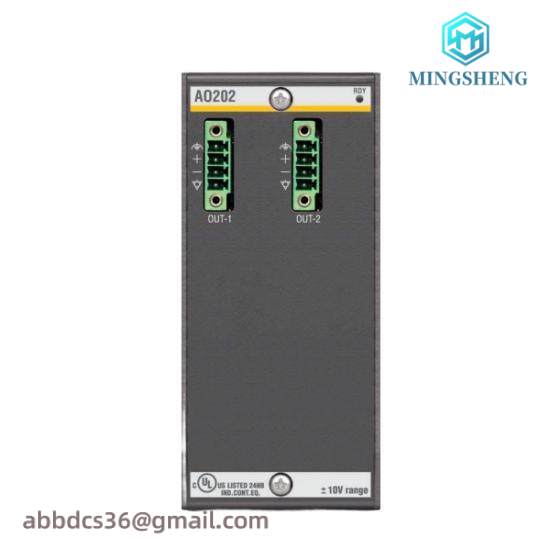ao202_analog_output_module_bachmann.jpg Bachmann ME203/CNW - Industrial Control PLC Module