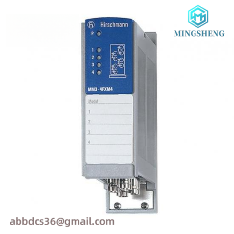 Hirschmann MM3-4FXM4 Media Module: Industrial Networking Innovation for Reliable Control Systems