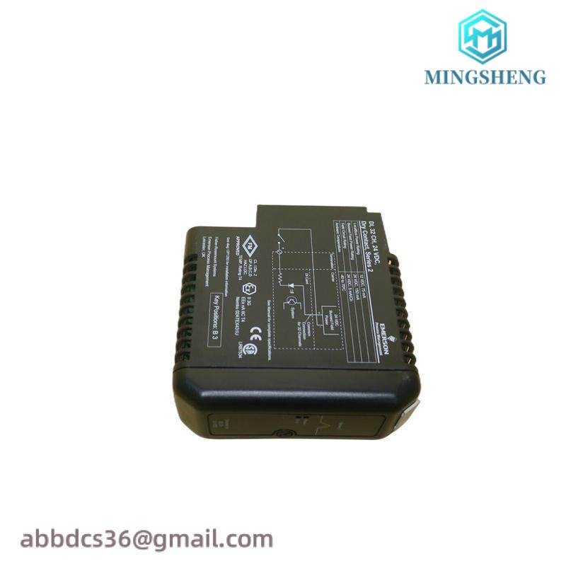 emerson_kj3203x1-ba1_12p3270x042_dry_contact_card.jpg Emerson KJ3203X1-BA1 | 12P3270X042 Dry Contact Card - DeltaV PLC Module