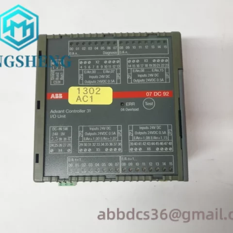 ABB 07DC92D Digital I/O Module for Industrial Automation