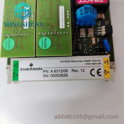 EMERSON A631206: High-Power Industrial Control Module