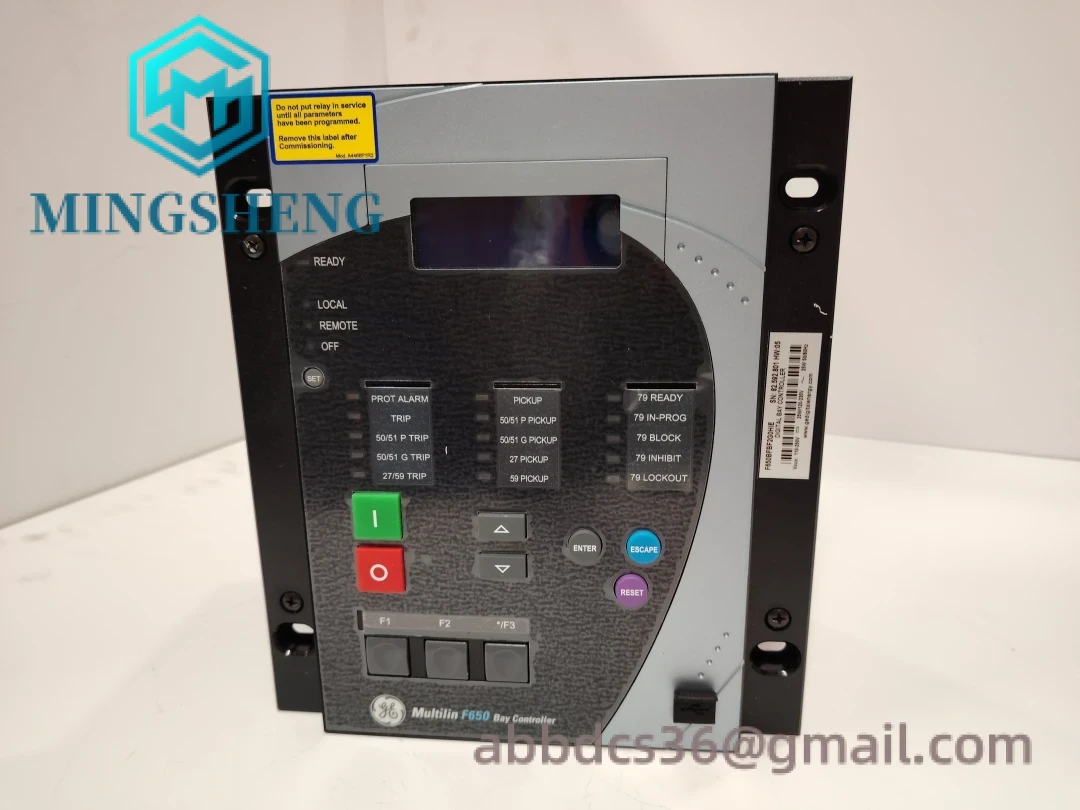 GE_F650_F650BFBF2G0HIE_1.webp GE F650 F650BFBF2G0HIE Protection Relay Module