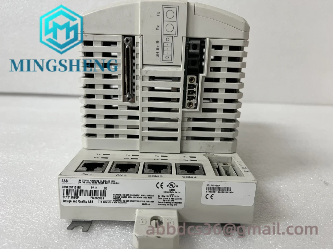 ABB_PM865K01_3BSE031151R1_6.webp ABB PM865K01 3BSE031151R1 PLC Control Module, Designed for Industrial Automation
