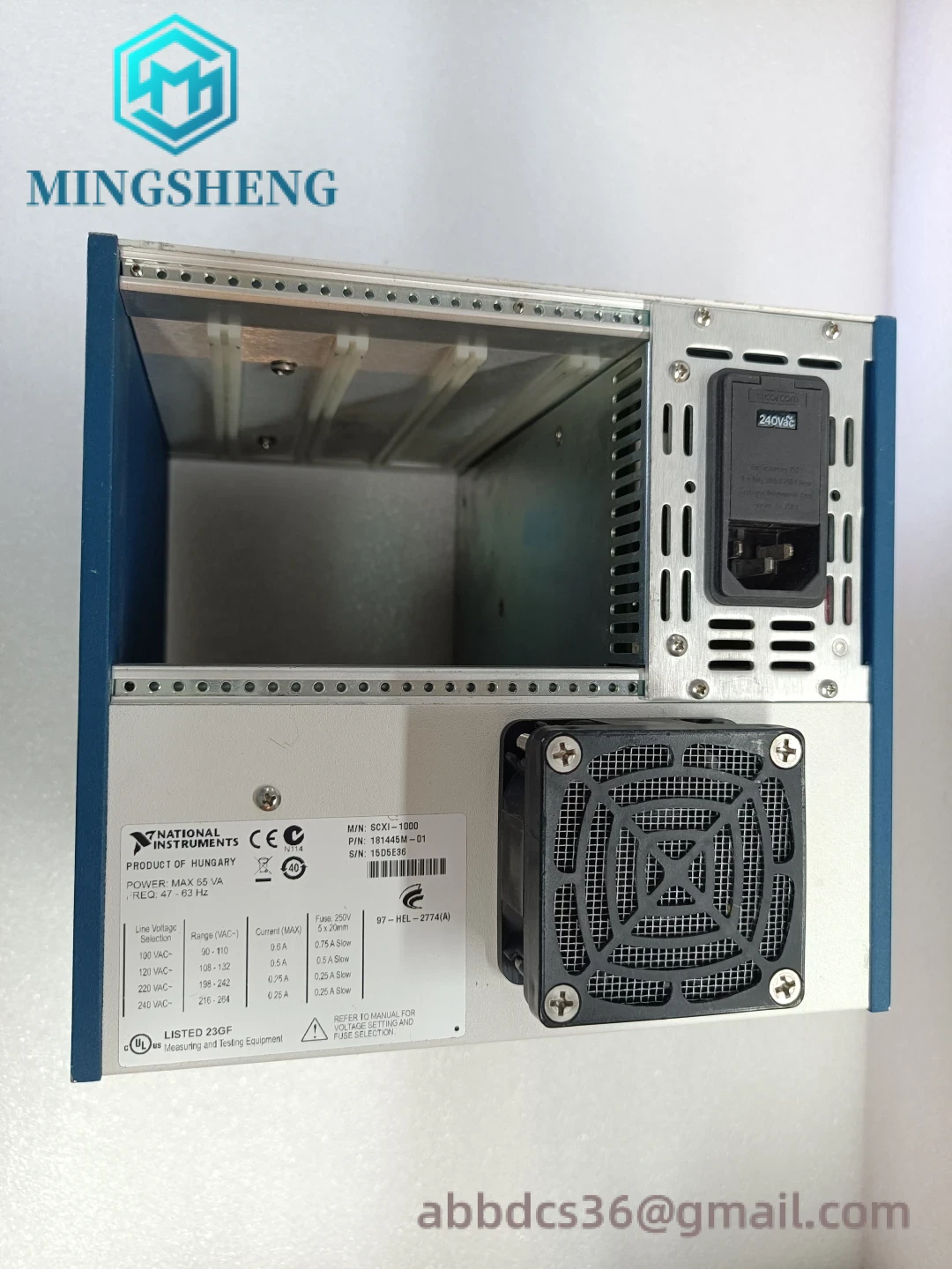 NI_SCXI-1000_4.webp NI SCXI-1000 Industrial Signal Conditioning Module
